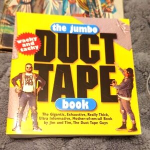 The Jumbo Duct Tape Book - Yellow Cover